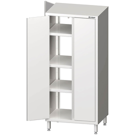 Durchreiche-Hochschrank mit Flügeltüren, 700x700x1800 mm, verschweißt Produktbild