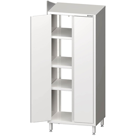 Durchreiche-Hochschrank mit Flügeltüren, 700x500x2000 mm, verschweißt Produktbild