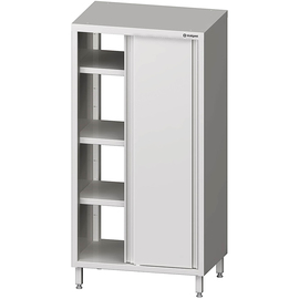 Durchreiche-Hochschrank mit Schiebetüren, 800x600x1800 mm, verschweißt Produktbild