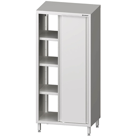 Durchreiche-Hochschrank mit Schiebetüren, 800x600x2000 mm, verschweißt Produktbild