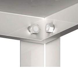 Regal mit glatten, höhenverstellbaren Böden, 1300x600x1800 mm, Selbstmontage Produktbild 2 S