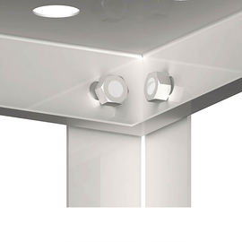 Regal mit gelochten, höhenverstellbaren Böden, 1200x500x1800 mm, Selbstmontage Produktbild 2 S