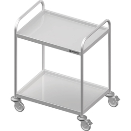 Servierwagen mit zwei Böden, 800x500x950 mm, verschweißt Produktbild