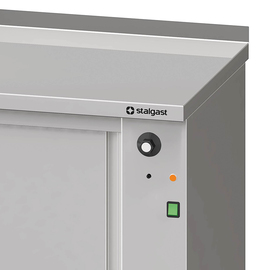 Wärmeschrank mit Schiebetüren 1000x700x850 mm mit Aufkantung Produktbild 2 S