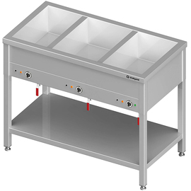 Bain-Marie Standgerät mit separaten Becken, für 2x GN1/760x600x850 mm Produktbild