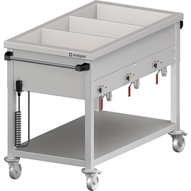 Bain-Marie Wagen mit separaten Becken, für 2x GN1/880x600x850 mm Produktbild