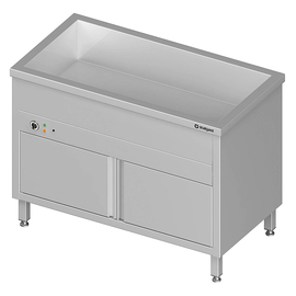 Bain-Marie Standgerät mit geschlossenem Unterbau und einem Becken, für 2x GN1/760x600x850 mm Produktbild