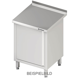 Arbeitsschrank mit Flügeltür, 500x700x850 mm, ohne Aufkantung, verschweißt Produktbild