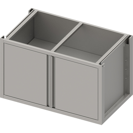 Unterschrank Boxversion 2.0 mit Flügeltüren, Sockelbau 1100x640x660 mm Produktbild
