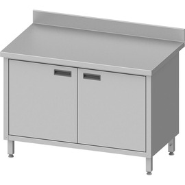 Arbeitsschrank ECO AS 61 mit 2 Flügeltüren | Aufkantung L 800 mm B 700 mm | Selbstmontage Produktbild