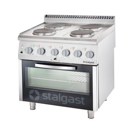 Elektro-Herd mit 4 Kochplatten und Umluft-Backofen GN 1/1, Serie 700 ND Produktbild