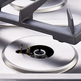 Gasherd 4 Brenner mit Elektrobackofen (GN 2/1) Serie 700 ND - G20, 4-Brenner (3,5+5+2x7) Produktbild 4 S