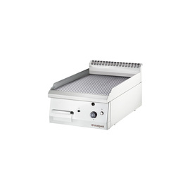 Gas-Griddleplatte als Tischgerät, 400x700 mm, gerillte Grillfläche, Serie 700 ND Produktbild