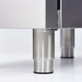 Gas-Griddleplatte, verchromt als Tischgerät, Serie 700 ND - gerillt 400x700x250 mm (BxTxH) Produktbild 4 S