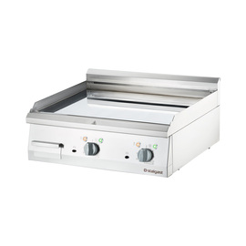 Verchromte Elektro-Griddleplatte als Tischgerät, 800x700 mm, glatte Grillfläche, Serie 700 ND Produktbild