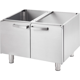 Verchromte Elektro-Griddleplatte als Tischgerät, 800x700 mm, gerillte Grillfläche, Serie 700 ND Produktbild 4 S