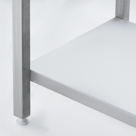 Elektro-Griddleplatte als Standgerät - gerillt, Unterbau offen, 400 x 700 x 850 mm (BxTxH) Produktbild 5 S