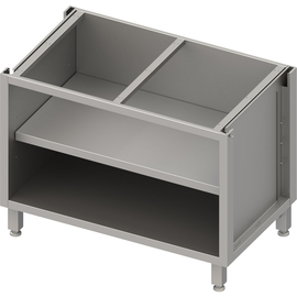 Unterschrank Boxversion 2.0, für Beine/Sockelrahmen, offen, mit Zwischenboden 800x540x660 mm Produktbild