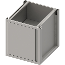Unterschrank Boxversion 2.0, für Beine/Sockelrahmen, mit Flügeltür 400x640x660 mm Produktbild 2 S