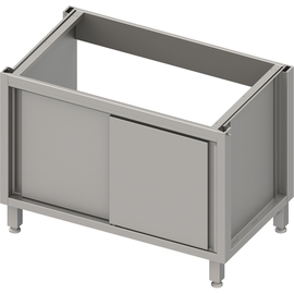 Spülenunterschrank Boxversion 2.0, für Beine/Sockelrahmen, mit Schiebetüren 1600x540x660 mm Produktbild