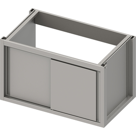 Spülenunterschrank Boxversion 2.0, für Beine/Sockelrahmen, mit Schiebetüren 1600x540x660 mm Produktbild 2 S