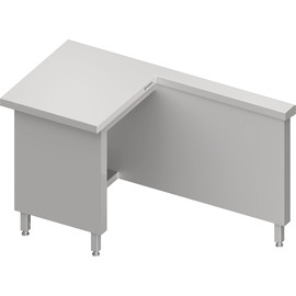 Kassenstation "Free Flow" Arbeitsbereich links 1400x750x880 mm, Edelstahldeckplatte Produktbild