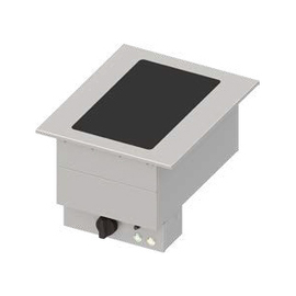 Glaskeramik-Wärmeplatte "Drop-In" 1xGN 1/1 505x620x390 mm, Edelstahlabdeckung Produktbild