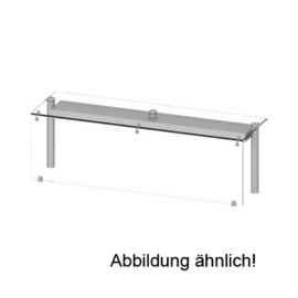 Glas-Aufsatzbord "Cube" mit geschlossener Front 790x450x460 Produktbild