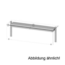 Glas-Aufsatzboard "Cube" mit geschlossener Front und Beleuchtung 790x450x460 Produktbild