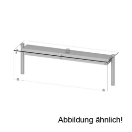 Glas-Aufsatzboard "Cube" mit geschlossener Front und Infrarot Licht-/Wärmebrücke 790x450x460 Produktbild