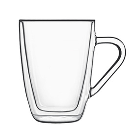 Kaffeebecher 320 ml THERMIC GLASS doppelwandig | 2 Stück Produktbild