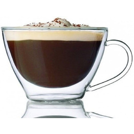 Milchkaffeeglas 385 ml THERMIC GLASS doppelwandig | 2 Stück Produktbild 1 S