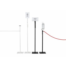 Prospekthalter PSK LEANDER • Aluminium weiß DIN A4-Hochformat Produktbild 2 S