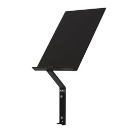 Prospekthalter PSK LEANDER • Aluminium schwarz DIN A4-Hochformat Produktbild