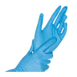 Nitril-Handschuhe S Nitril blau puderfrei | Einweg | 100 Stück Produktbild