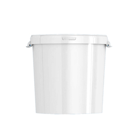 Salztonne mit Deckel PE weiß 30 ltr Produktbild