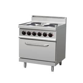 Elektroherd 400 Volt 4 Kochstellen 1x2 kW | 1x2,6 kW 4,8 kW (Elektrobackofen) Produktbild