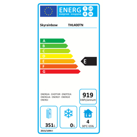 Kühlschrank THL400TN Edelstahl | Statische Kühlung Produktbild 3 S