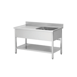 Spültisch 1 Becken mit Abtropffläche links L 1400 mm B 700 mm Produktbild