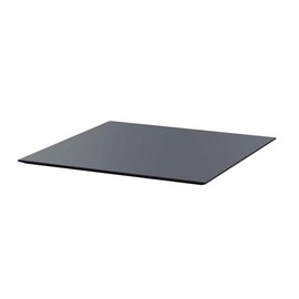Tischplatte HPL schwarz | quadratisch 700 mm x 700 mm Produktbild 2 S