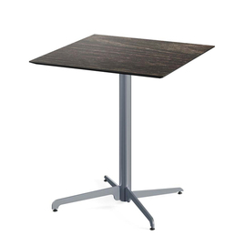 Terrassentisch klappbar grau | Riverwashed Wood | quadratisch 700 mm x 700 mm Produktbild
