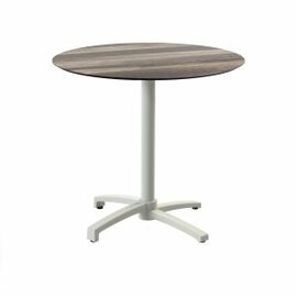 Terrassentisch klappbar sandfarben | Tropical Wood | rund Ø 700 mm Produktbild