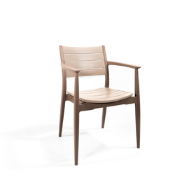 Stapelstuhl CORK CHAIR • braun | cappucino H 819 mm Produktbild