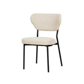 Polster-Stapelstuhl DUKO beige feuerresistent Produktbild