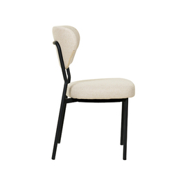 Polster-Stapelstuhl DUKO beige feuerresistent Produktbild 1 S