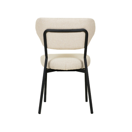 Polster-Stapelstuhl DUKO beige feuerresistent Produktbild 2 S