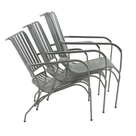 Outdoor-Loungestuhl PHIL graugrün | stapelbar Produktbild 1 S
