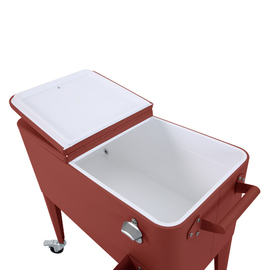 Kühlbox | Getränkewagen ICY terracottafarben Produktbild 1 S