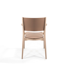 Stapelstuhl CLARCK CHAIR • cappucinofarben H 819 mm Produktbild 3 S