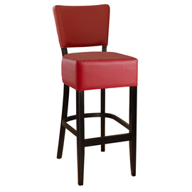 Vollpolster-Barstuhl • rot | Sitzhöhe 810 mm Produktbild